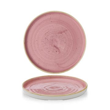 Petal Pink Walled Plate 21cm
